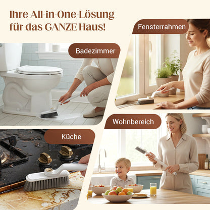 Multifunktionale rotierende Fugenreinigungsbürste