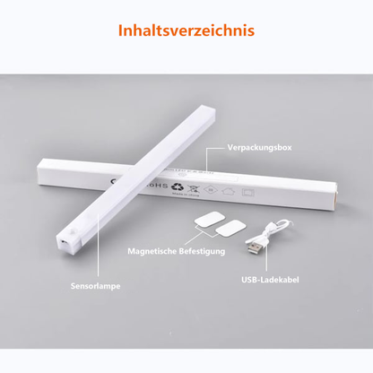 🔥Neujahrsangebot - KAUFEN 1 BEKOMMEN 1 GRATIS💡Lochfrei Smarte Sensorische Magnetische Wiederaufladbare LED-Leuchten