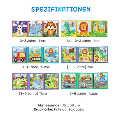 Zoo + Gängige Tiere + Fahrzeuge  (3-6 Jahre)