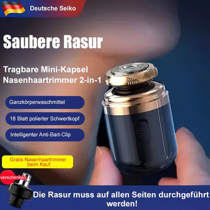 📢📢50% OFF !!⏰⏰ Tragbarer Multifunktions-Kapsel-Rasierer
