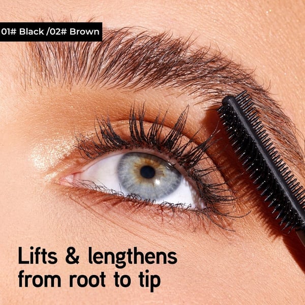 ✨1 kaufen, 1 gratis✨ Duo aus schwarzer und brauner Volumen-Mascara für ein perfektes Wimpern-Make-up