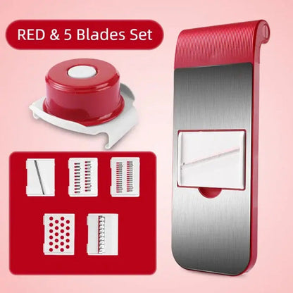 🔥 KAUFE 2, ERHALTE 1 GRATIS! 🥕 Multifunktionaler Gemüseschneider – 6-in-1, Sicherheitsmesser & Rutschfeste Basis für Schnelles Schneiden 🍓✨📦