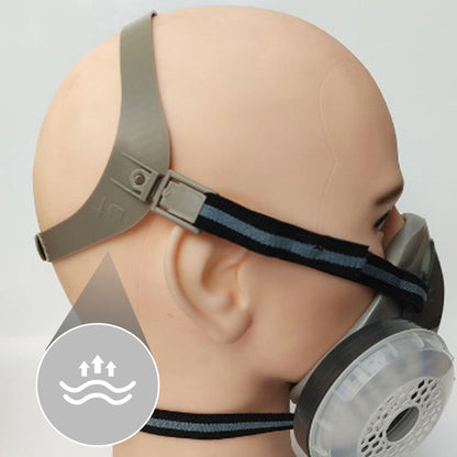 💎 50% RABATT! ⛑️ Aktivkohle-Anti-Staub-Doppeltank-Gasmaske – Doppelfilter, Gas- & Partikelschutz, inkl. Schutzbrille 🔥