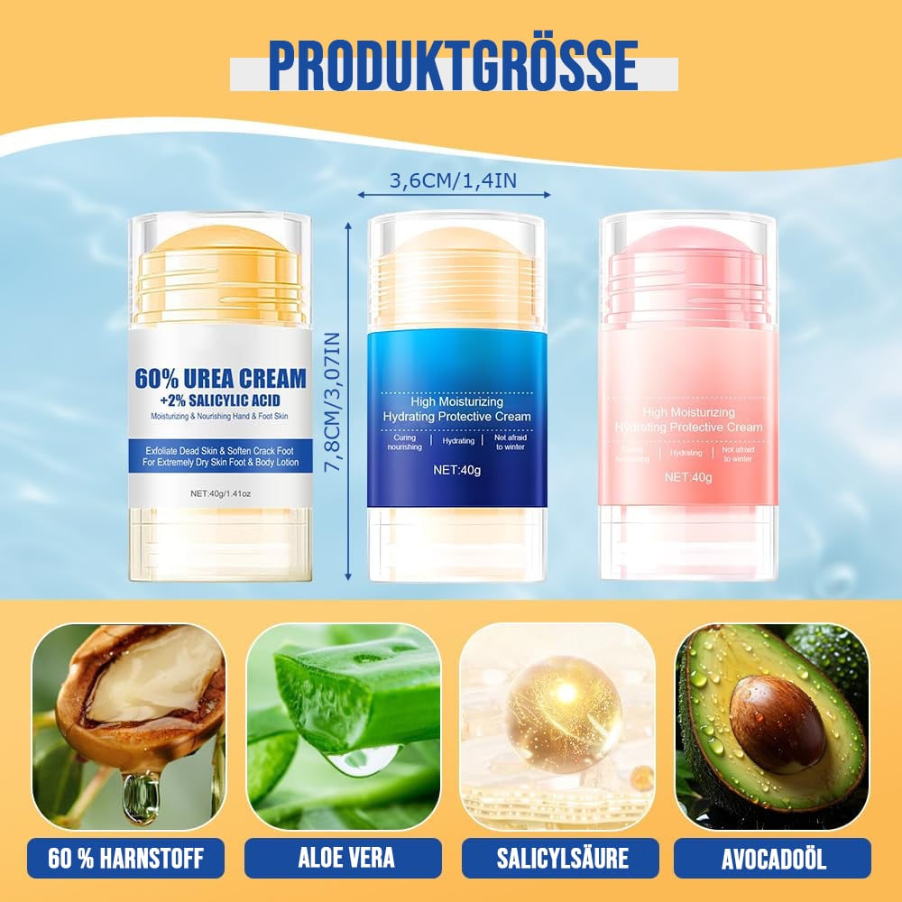 🔥LETZTER TAG 49 % RABATT & Feuchtigkeitsspendende und rissfreie Fußcreme