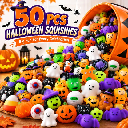 🎃 JETZT 50 % RABATT! 🧸 Weicher Druckkomfort – Squishy-Spielzeuge im Halloween-Design – perfekt für Party-Tüten, das Klassenzimmer und „Süßes oder Saures“ 👻