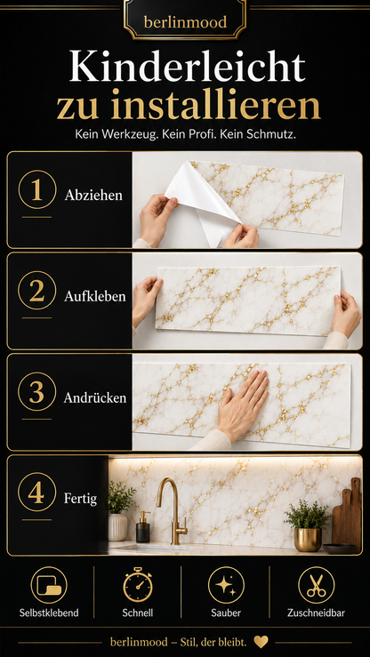 ✨🔥Feuchtigkeitsbeständige Wandaufkleber im Keramikfliesen-Look