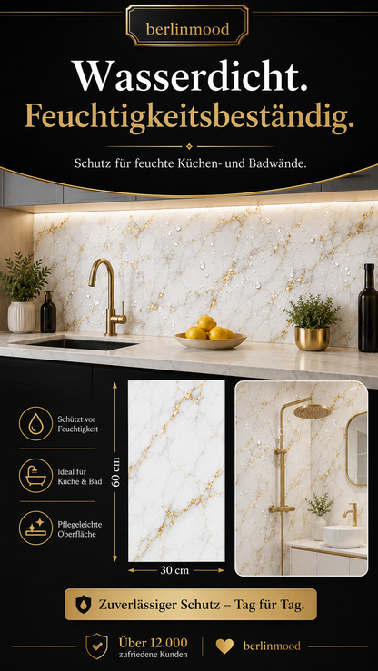 ✨🔥Feuchtigkeitsbeständige Wandaufkleber im Keramikfliesen-Look