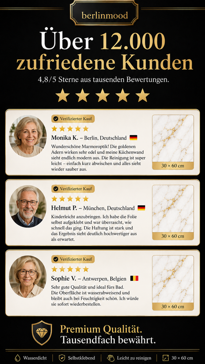 ✨🔥Feuchtigkeitsbeständige Wandaufkleber im Keramikfliesen-Look