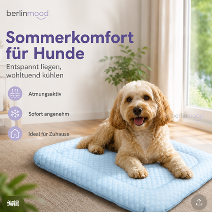 Atmungsaktive Kühlmatte für Haustiere für den Sommer