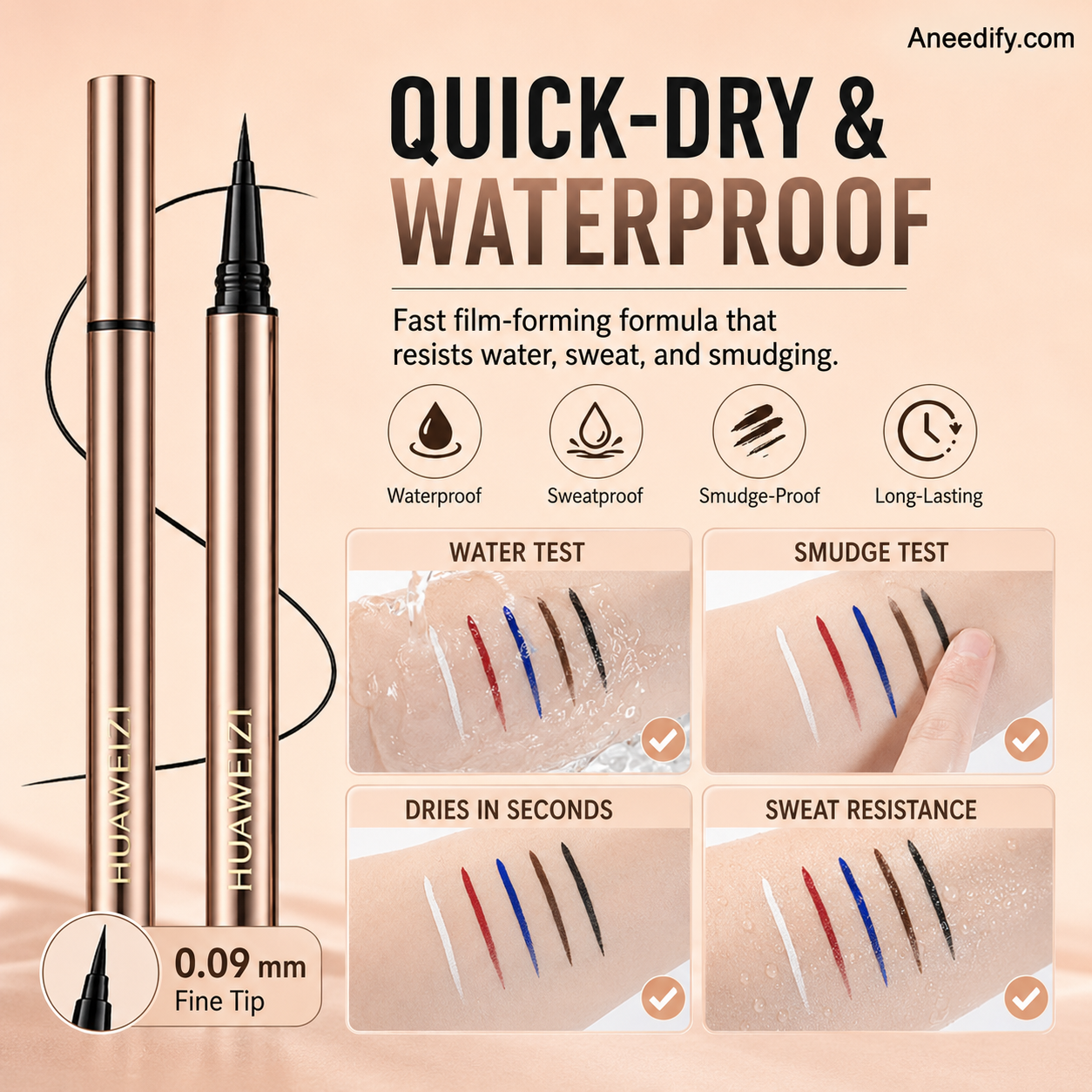 ✨️Der Favorit der Visagisten auf dem roten Teppich – jetzt 50 % reduziert! Wischfester, wasserfester und langanhaltender Eyeliner-Stift