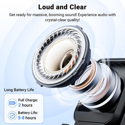 🔥Begrenzten 50%-Rabatts!🔥 5-in-1 Kabelloser Bluetooth-Lautsprecher mit Induktionsfunktion und verstellbarer Handyhalterung