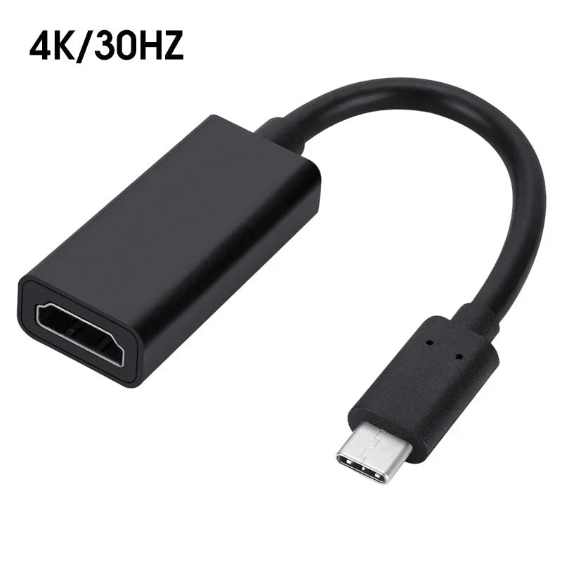 🎬 50% RABATT! 🔌 4K Ultra HD Typ-C zu HDMI Adapter – Plug & Play, Kompatibel & Stabiler Streaming 📺