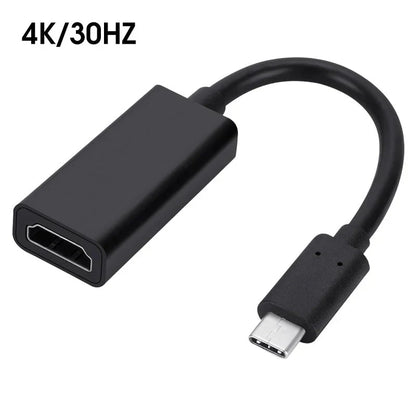 🎬 50% RABATT! 🔌 4K Ultra HD Typ-C zu HDMI Adapter – Plug & Play, Kompatibel & Stabiler Streaming 📺