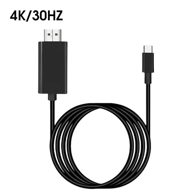 🎬 50% RABATT! 🔌 4K Ultra HD Typ-C zu HDMI Adapter – Plug & Play, Kompatibel & Stabiler Streaming 📺