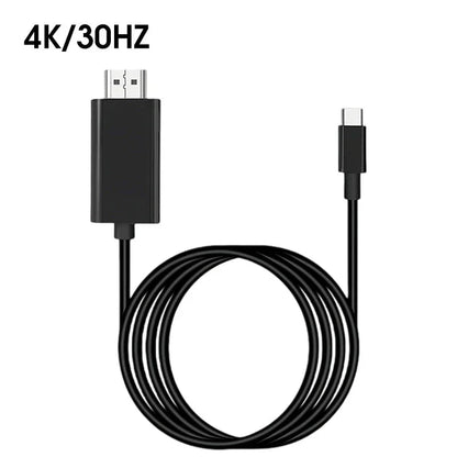 🎬 50% RABATT! 🔌 4K Ultra HD Typ-C zu HDMI Adapter – Plug & Play, Kompatibel & Stabiler Streaming 📺