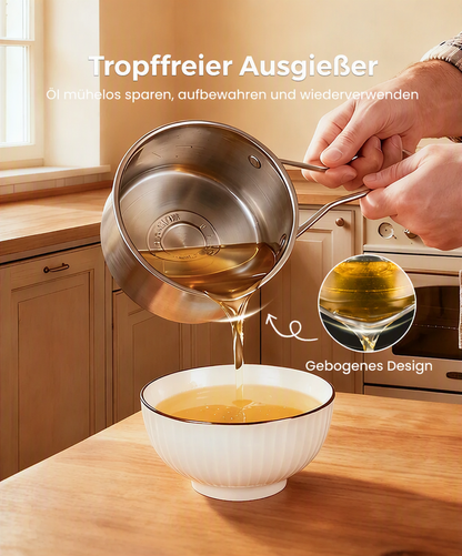🍳 50% RABATT! 🍟 Multifunktionale Fritteuse aus Edelstahl 304 – Robust, hitzebeständig & vielseitig – Ideal für knuspriges Frittieren zu Hause ✨