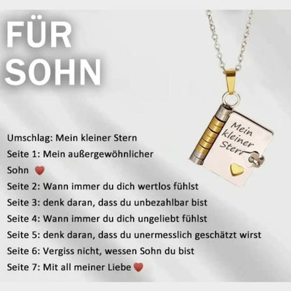 💖 50% RABATT! 📖 Herz-Buch-Halskette – Aufklappbar & besonderes Geschenk ✨