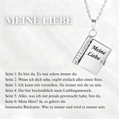 💖 50% RABATT! 📖 Herz-Buch-Halskette – Aufklappbar & besonderes Geschenk ✨