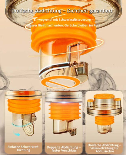 Multifunktionales Abwasserrohr-T-Stück mit Anti-Geruchs-Verbindung