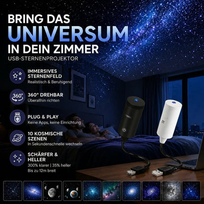 Plug-and-Play-HD-Sternprojektor – über 50.000 zufriedene Nutzer