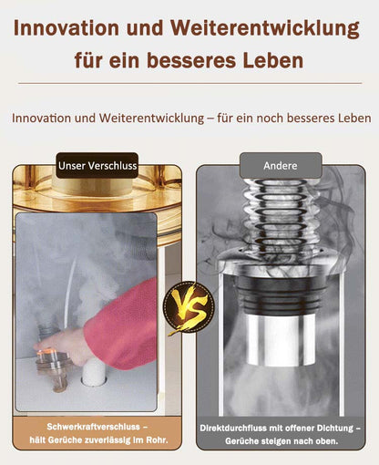 Multifunktionales Abwasserrohr-T-Stück mit Anti-Geruchs-Verbindung