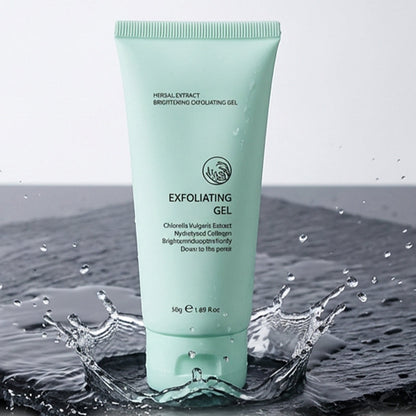 Kräuter-Exfoliating Gel mit Chlorella & Kollagen – Aufhellendes Peeling für glatte, reine Haut