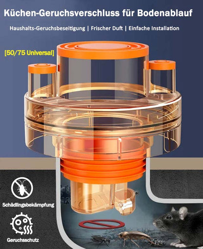 Multifunktionales Abwasserrohr-T-Stück mit Anti-Geruchs-Verbindung