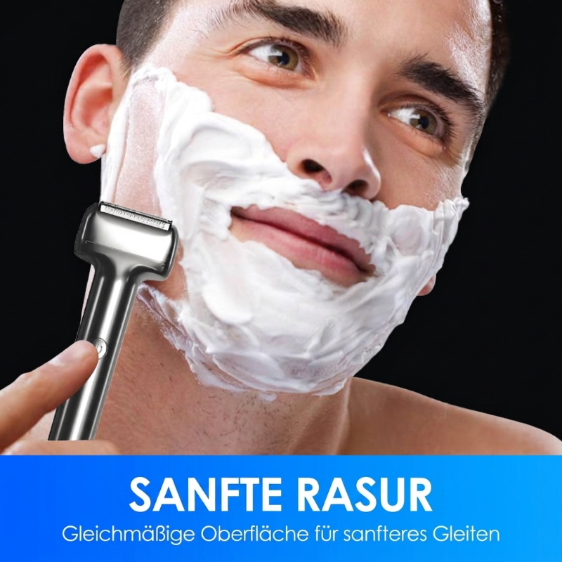 🪒 LIMITIERTER 50% RABATT! Wiederaufladbarer Folien-Elektrorasierer für Herren – 60 Minuten Akkulaufzeit, IPX6 wasserfest, flüsterleiser Betrieb für empfindliche Haut