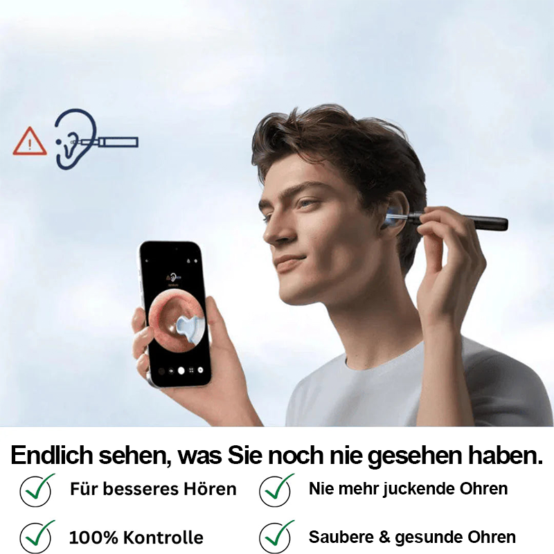 ⏳Begrenzte Zeit 50% Rabatt💥Intelligenter wasserdichter visueller Ohrenschmalzentferner