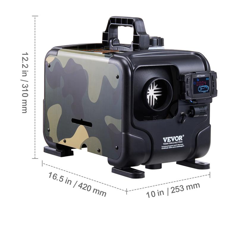 🔈🔈60 % RABATT!!🌡️8 kW Dieselheizung, 12 V/24 V All-in-One Diesel-Luftheizung, Bluetooth-App-Steuerung, Fernbedienung und Display, CO-Alarm, Schnellheizung💨