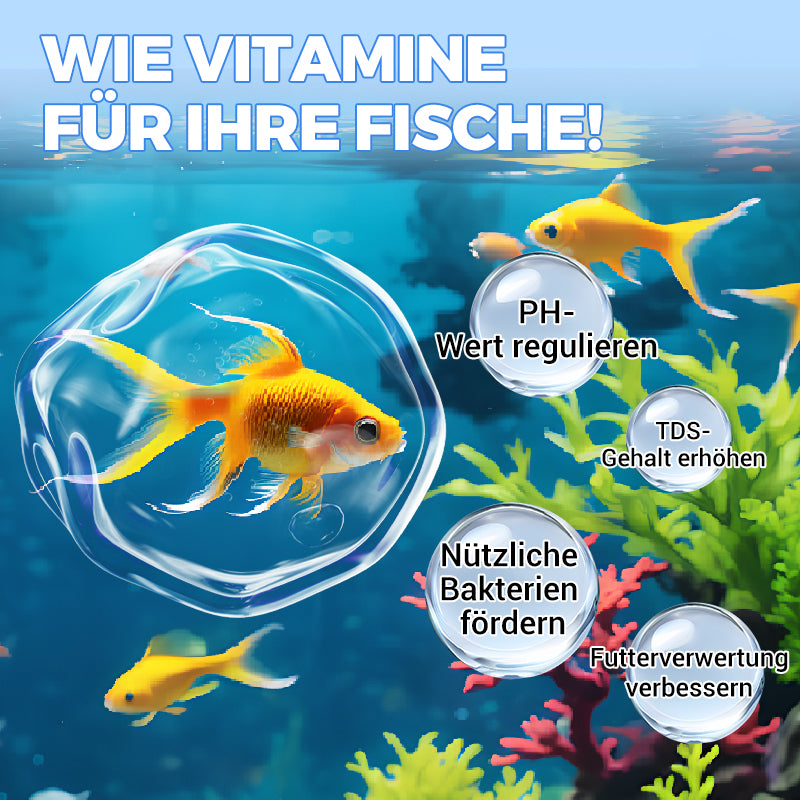 🖤Black Friday 50 % Rabatt 💥🚀Kaufen 3 und erhalten 2 gratis♻️💧Leistungsstarke Wasserreinigungstablette für Aquarien