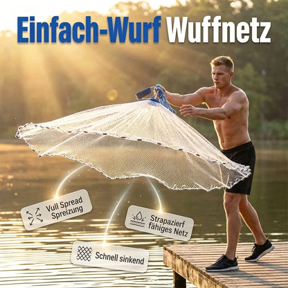 🎉🚨Zeitlich begrenzt – 50% RABATT!🌊🐟Wurfnetz zum Angeln – Robust & schnell sinkend – Perfekt für Meer, See oder Fluss – vielseitig einsetzbar zum Fang von Köderfischen oder Garnelen