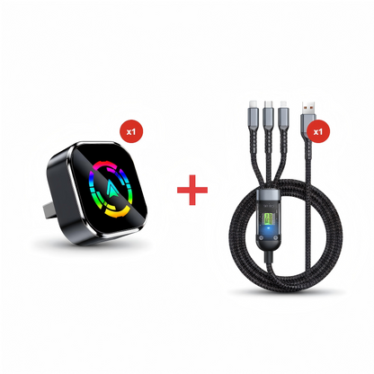 🚗📱 2-in-1 Wireless Adapter: Kabellos Auto-Connect für iPhone & Android – Fahrsicherheit & Freiheit genießen! 🔋🎉