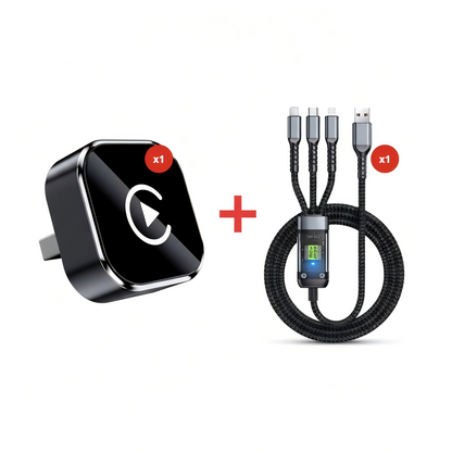 🚗📱 2-in-1 Wireless Adapter: Kabellos Auto-Connect für iPhone & Android – Fahrsicherheit & Freiheit genießen! 🔋🎉