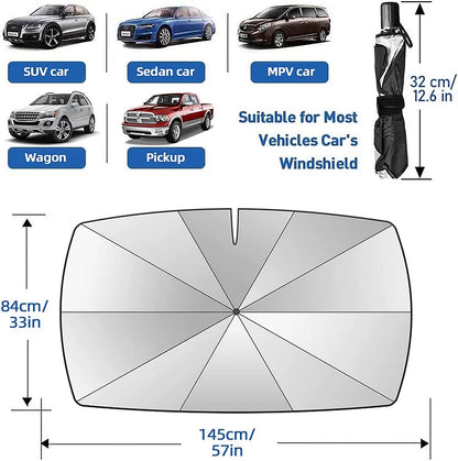 🌞 50% Rabatt 🌈 Faltbarer Auto-Sonnenschutz für die Windschutzscheibe