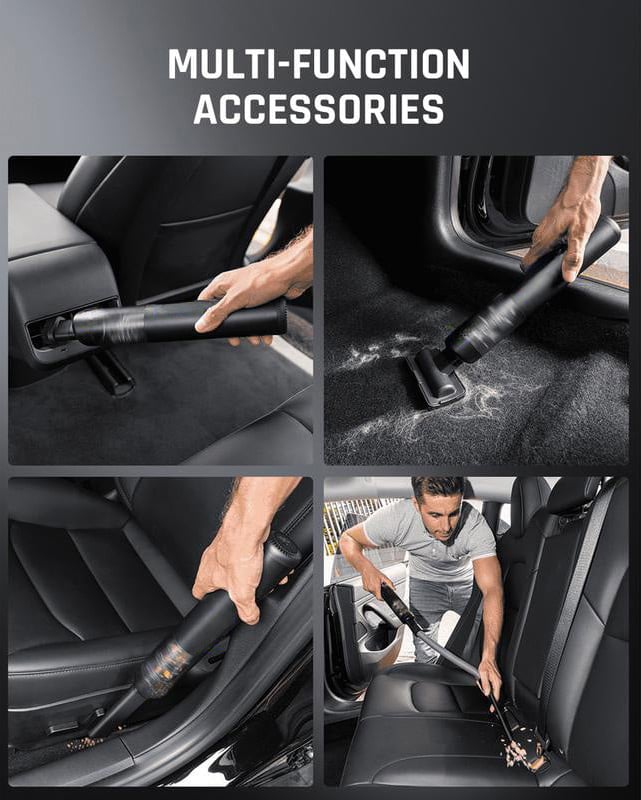 💥Aktion – 50% Rabatt💥Tragbarer kabelloser Autostaubsauger mit hoher Saugkraft