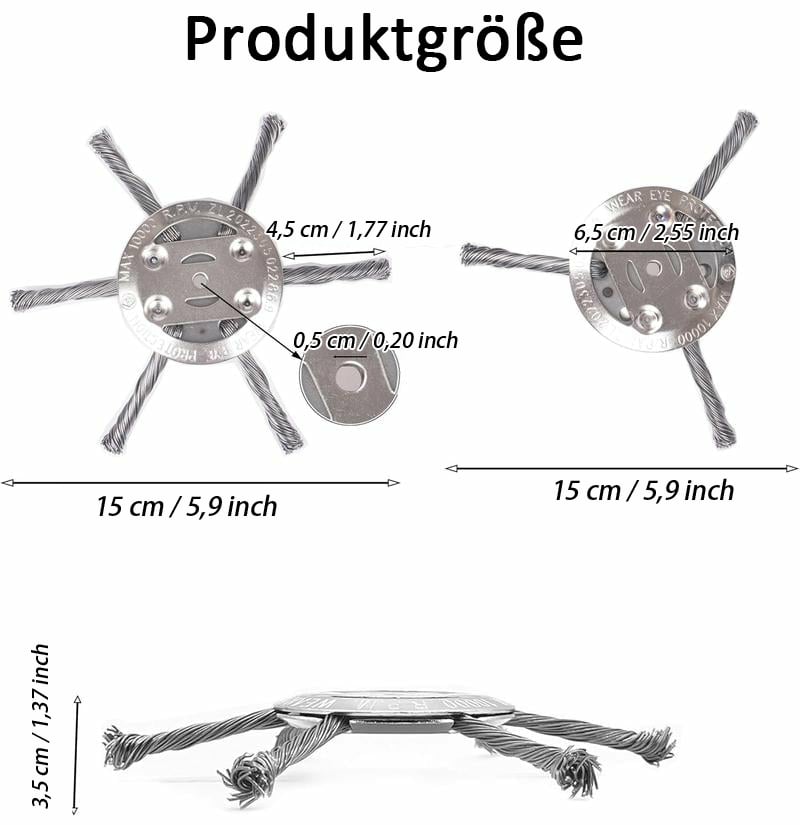 🛠️Universeller Stahlkabel-Schneiderkopf🌿