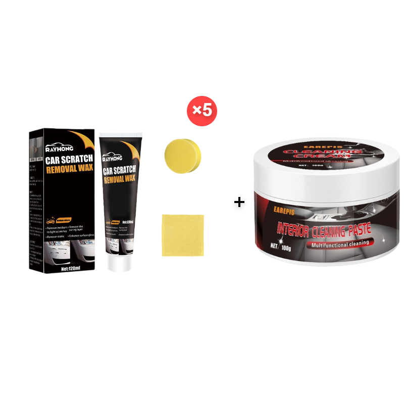 🚗💨 KAUFE 2, ERHALTE 1 GRATIS! Autolack-Polierpaste – Entfernt Kratzer & verleiht Hochglanz, für alle Lackfarben, schnelle Anwendung 🛠️✨2