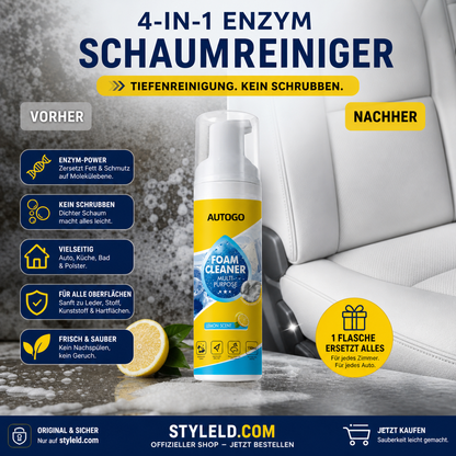 🛡️ LIMITED-TIME 50% RABATT! ✨ Leistungsstarker Schaumreiniger – Vielseitig, 150 ml ✨
