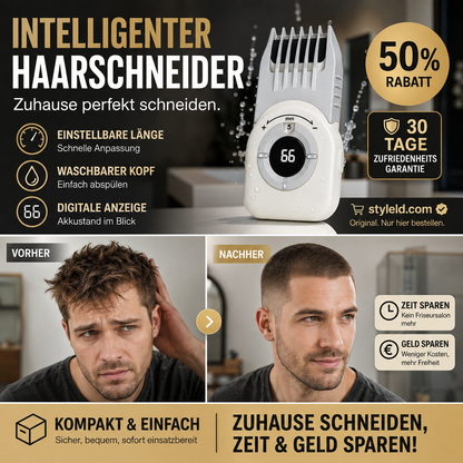 ✂️📱 Akku-Haarschneider – 4-in-1, wasserdicht, USB-C – für Haar & Bart! 🌟
