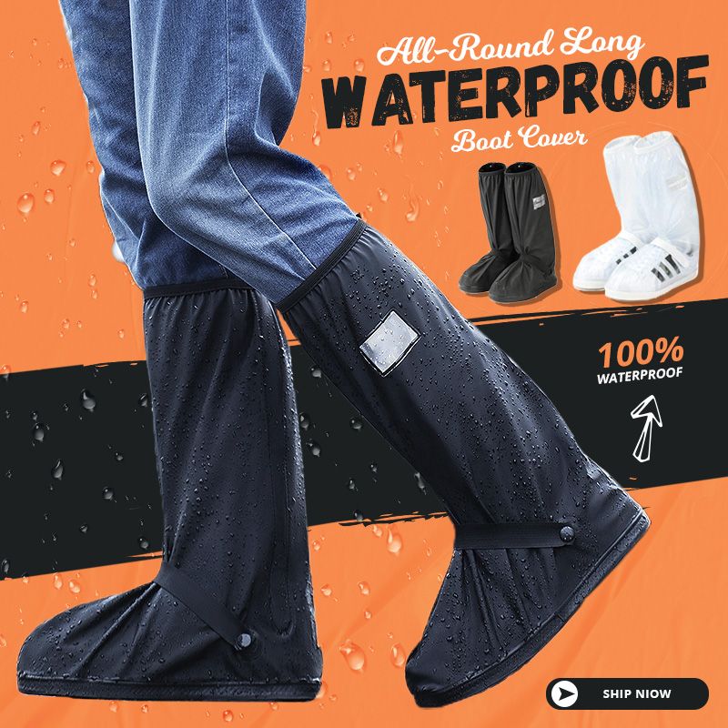 👢☔ Wiederverwendbare Überschuhe – 100% wasserdicht, rutschfest & faltbar – für jeden Einsatz! ✨