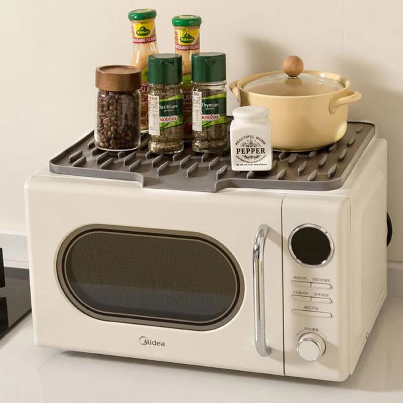 🍽️ JETZT 50 % RABATT! ✨ Spritzwassergeschützte Silikon-Arbeitsplatte – hitzebeständig (-40 °C bis 250 °C) mit Abtropffläche für bequemes Abwaschen und Trocknen 💧🧽