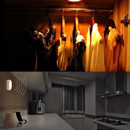 🎉🔥Über 50.000 verkauft! Kaufen 1, 1 Gratis!🎁💡LED-Bewegungsmelder für Flur & Schrank – Ohne Bohren, USB-Akku