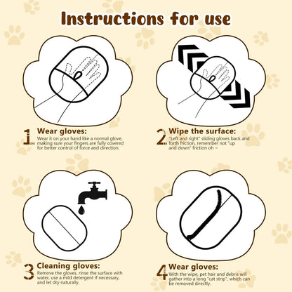 🧤 KAUFEN SIE 1, ERHALTEN SIE 1 GRATIS! ✨ Antistatische Handschuhe – Haustier Haarentfernung, Silikon, Wiederverwendbar 🐾