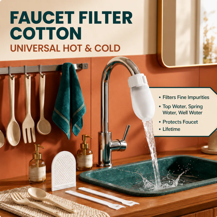 🔥💞 50K+ VERKAUFT! ⚡💧Spritzschutzfilter für Küchenarmaturen zur Entfernung von Ablagerungen und Rost