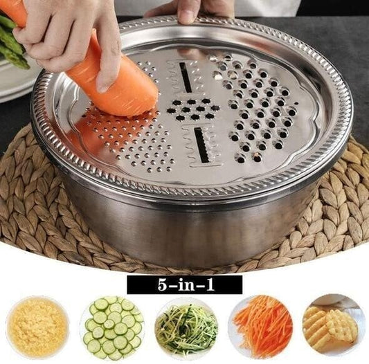 🔥 Heute -50 %! 🥣 3-in-1 Küchenschüssel-Set – Waschen, Abtropfen & Reiben in einem