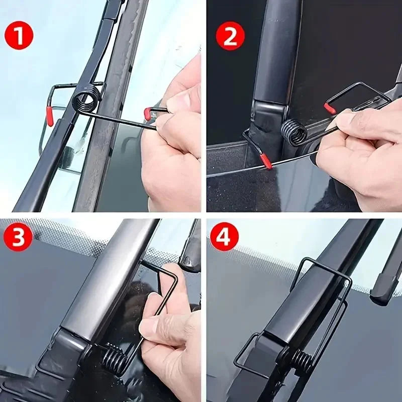 ⚡ 50% Rabatt! Scheibenwischerarm-Federverstärker – mehr Anpressdruck, weniger Schlieren – einfache Montage 🚗