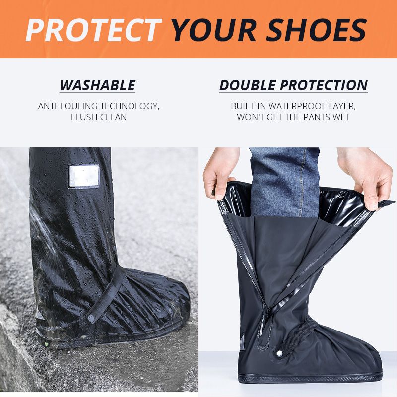 👢☔ Wiederverwendbare Überschuhe – 100% wasserdicht, rutschfest & faltbar – für jeden Einsatz! ✨