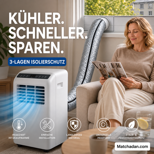 📢📢50 % Rabatt!!🥳🔥Isolierhülle für Klimaanlagenschläuche: Ein Must-have für den Sommer zu Hause