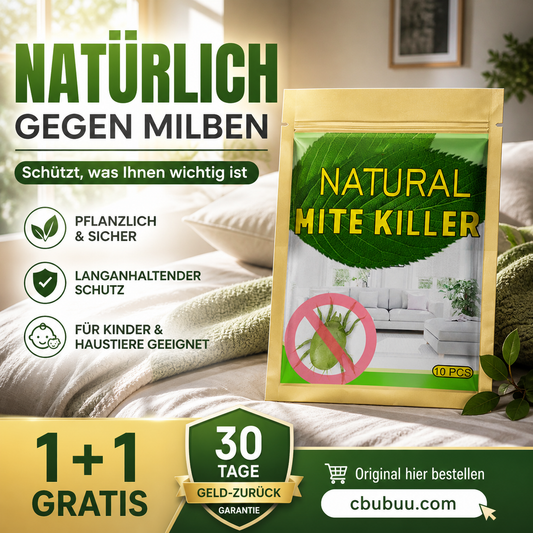 🧴🔥 HEISSER VERKAUF! Natürliches Milbenbekämpfungssäckchen – Pflanzlich, geruchsneutral & langanhaltend – Perfekt für Matratze, Sofa, Teppich & Kleiderschrank – Schützt Allergiker & Haushalt ✨